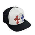 Chrome Hearts Cross Patch Logo Trucker Cap، الصورة 1