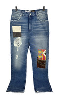 Loewe x Paula’s Ibiza Straight Leg Patchwork Denim Jeans، الصورة 1