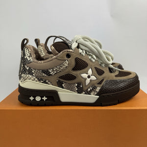Louis Vuitton Python Brown SK8 Trainers، الصورة 2
