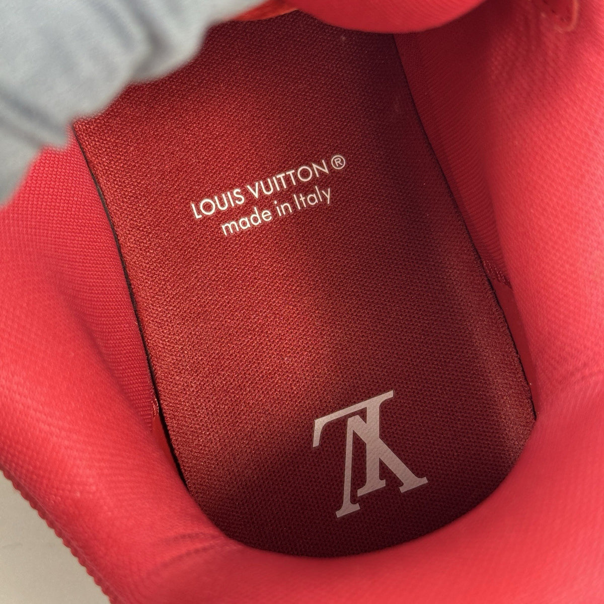 Louis Vuitton x Virgil Abloh Red SK8 Trainers, photo 10