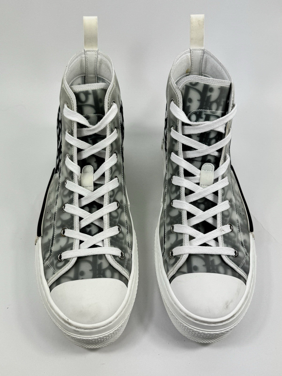 Dior Oblique Print High Top Sneakers, photo 2