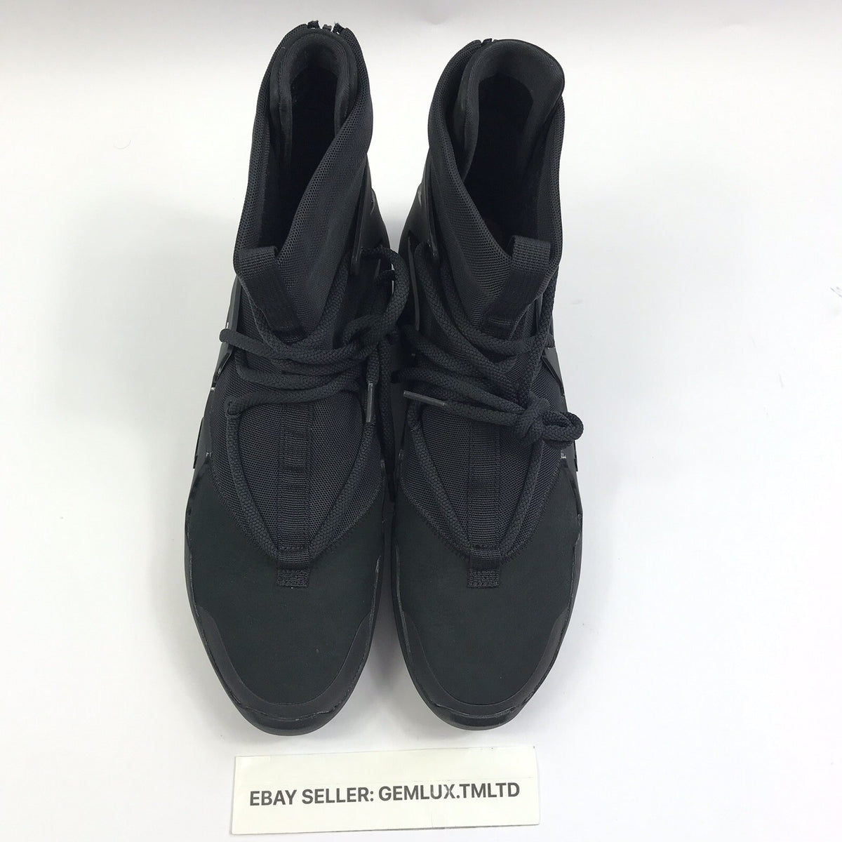 Nike Air Fear of God 1 Triple Black Trainers, photo 4