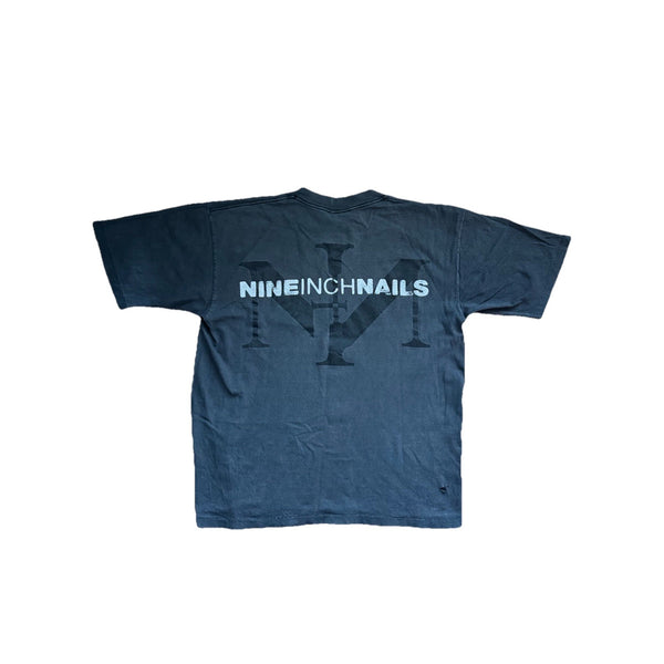 Nine Inch Nails NIN Box Logo Vintage T-Shirt, photo 2
