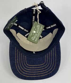 Denim Tears Washed Indigo Denim Cotton Bud Embroidered Adjustable Cap, photo 9