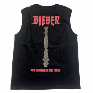 Justin Bieber Purpose Tour 2016 Staff Cut-Off T-Shirt, photo 1