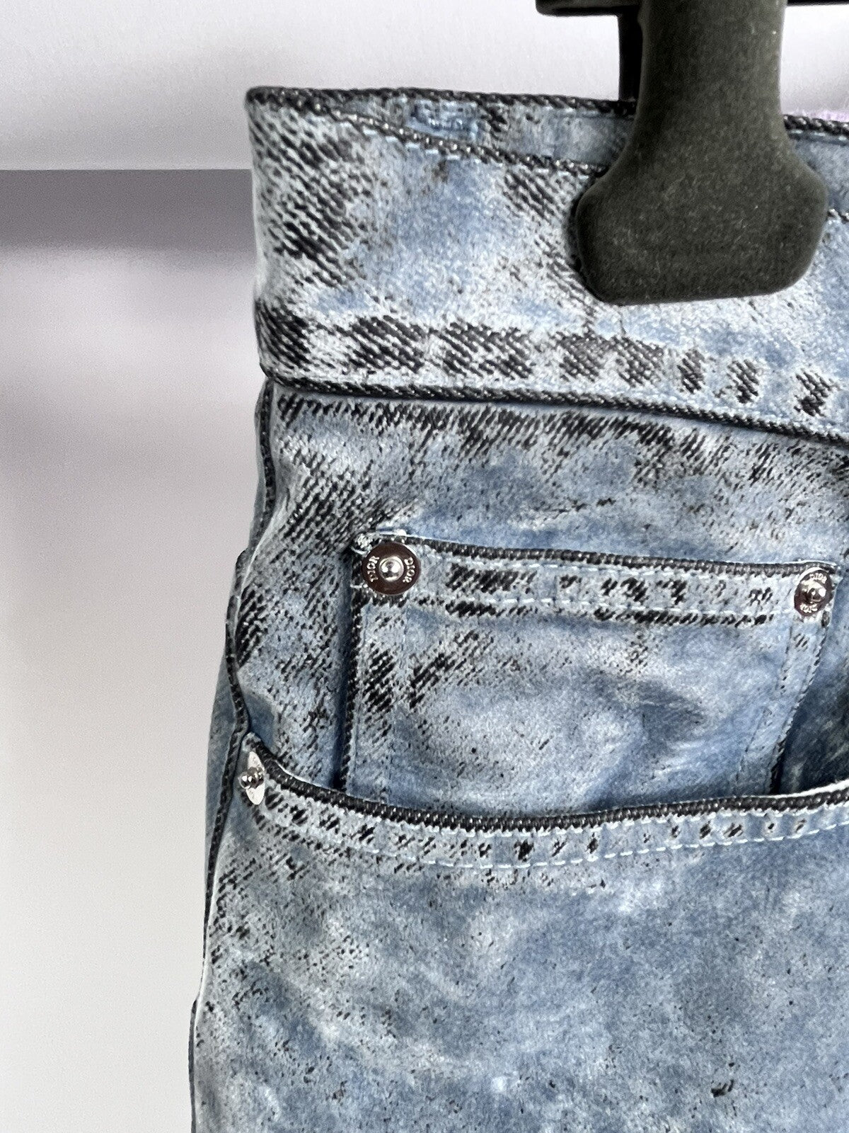 Dior x ERL Velvety Distressed Shorts, photo 6