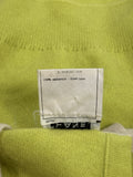 Chanel 1996 Lime Green Cashmere Knit Tank Top Sweater، الصورة 7