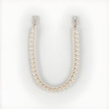 Simone Rocha Silver Tone Faux Pearl Bag Charm Strap, photo 1