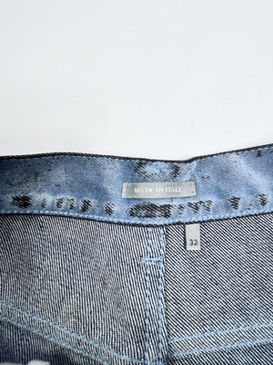 Dior x ERL Velvety Distressed Shorts، الصورة 10