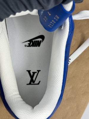 Louis Vuitton x Air Force 1 Blue Trainers by Virgil, photo 9