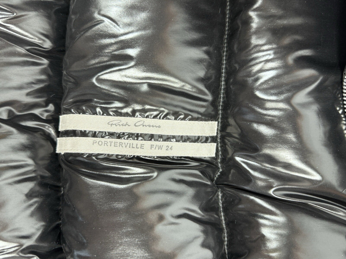 Rick Owens Puffer Jacket With A Full Zip Detail, photo 8