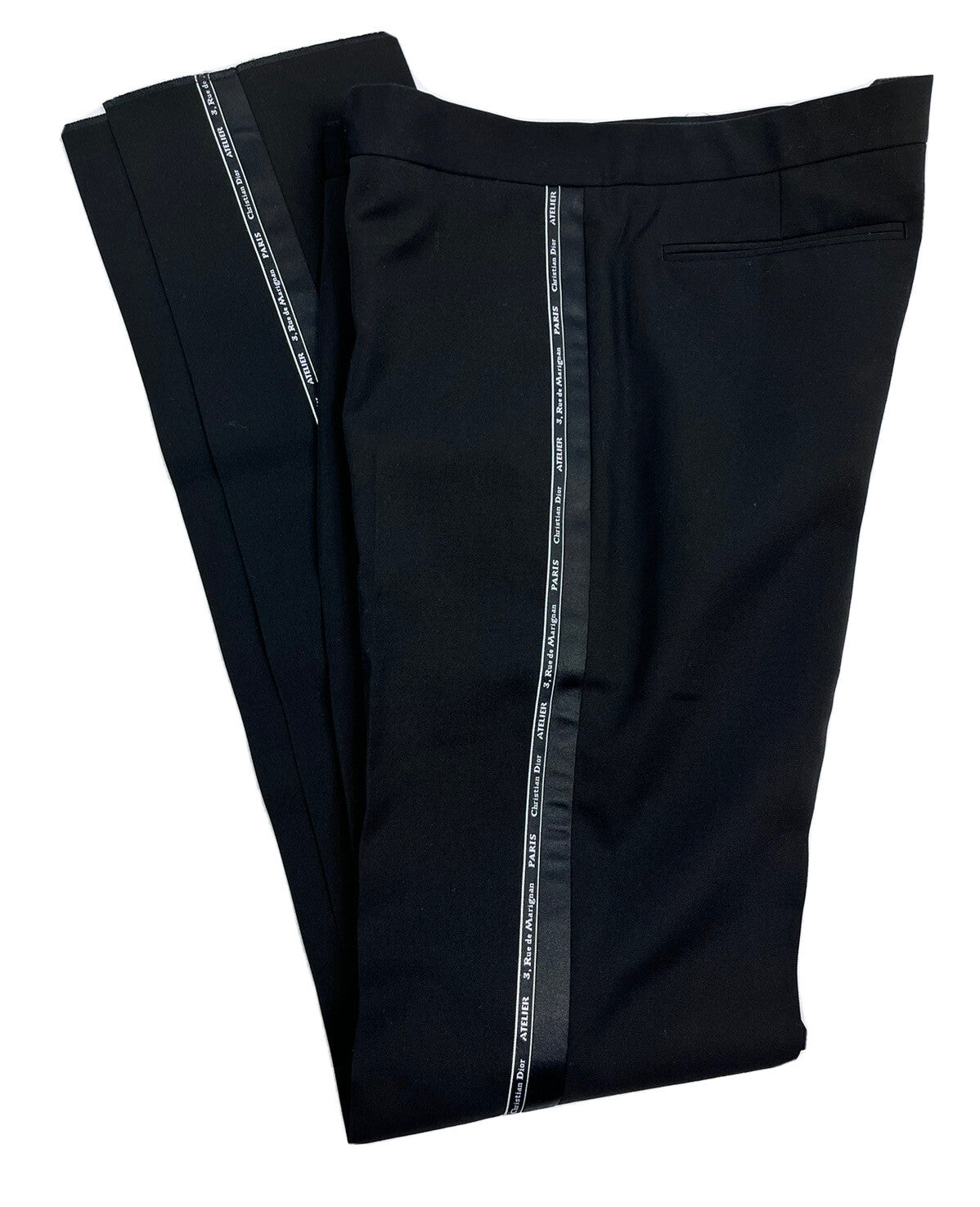 Dior Ruban Logo Black Smart Trousers, photo 1