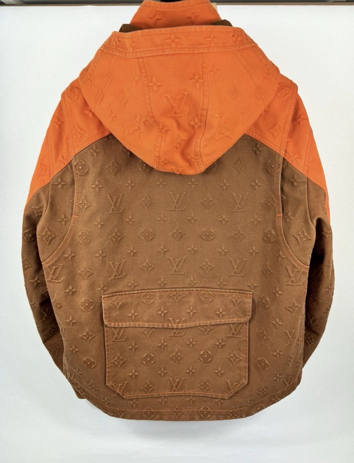 Louis Vuitton x Virgil Abloh Monogram Print Hooded Work Jacket, photo 4
