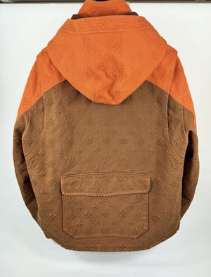 Louis Vuitton x Virgil Abloh Monogram Print Hooded Work Jacket, photo 3