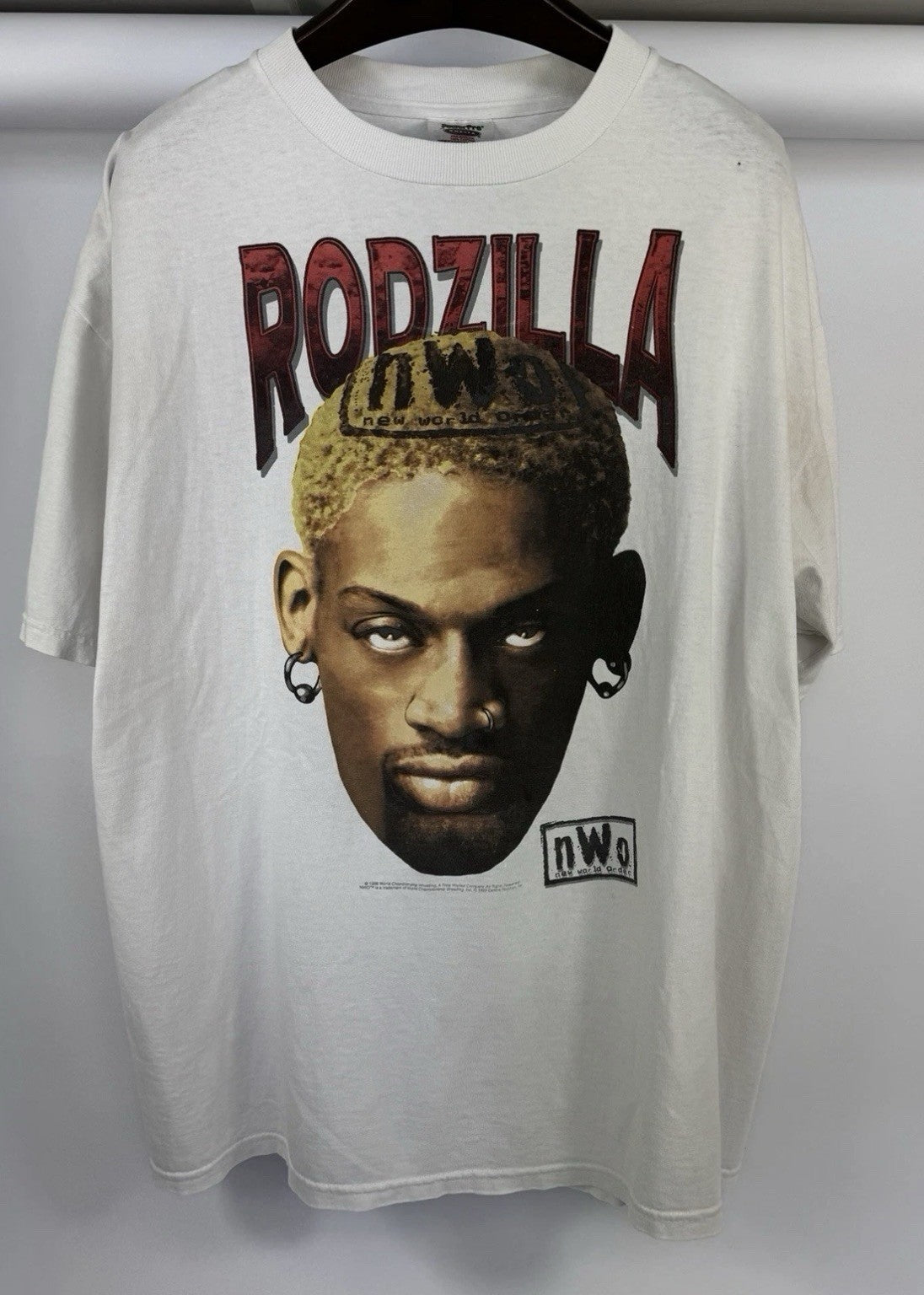Rodzilla Dennis Rodman 1998 Vintage T-Shirt, photo 2