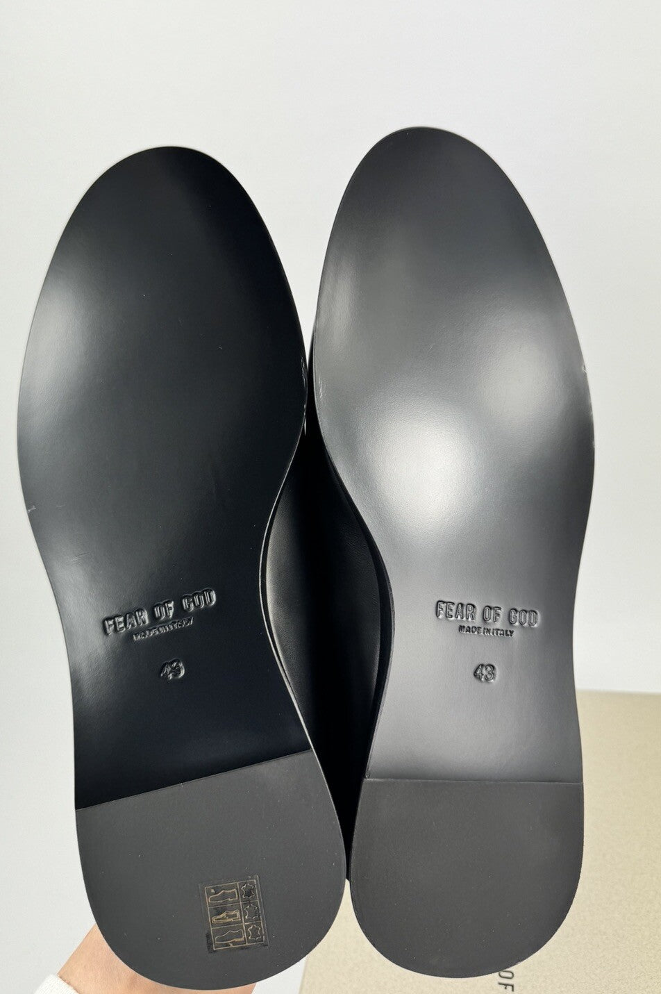 Fear of God Black Leather Backless Mules, photo 6