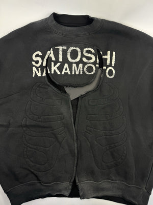 Satoshi Nakamoto Bone Crewneck Sweater، الصورة 8
