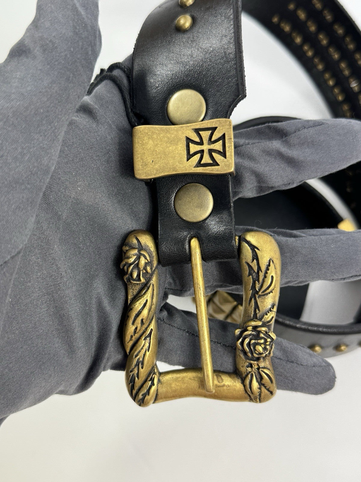 Enfants Riches Deprimes Antique Brass Texas Serenade Belt, photo 4