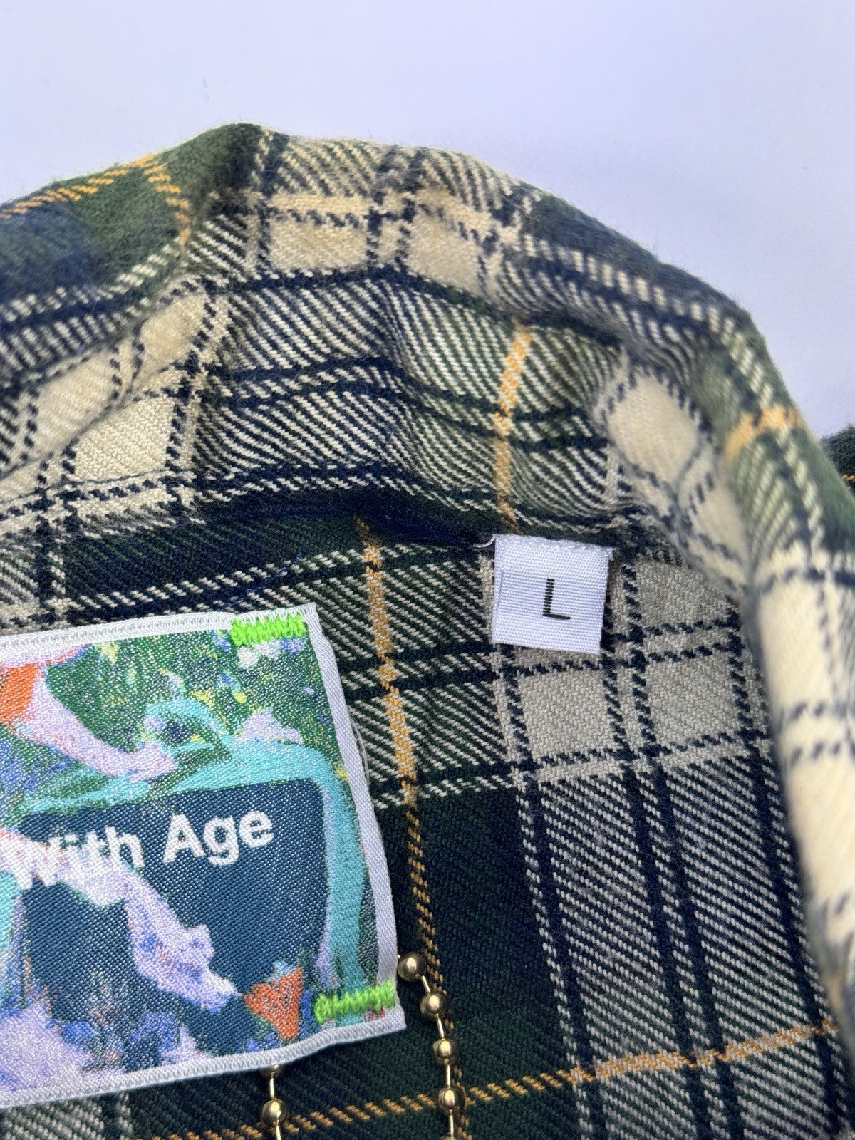 Better With Age Muir Repair Flannel Oversized Shirt, photo 10