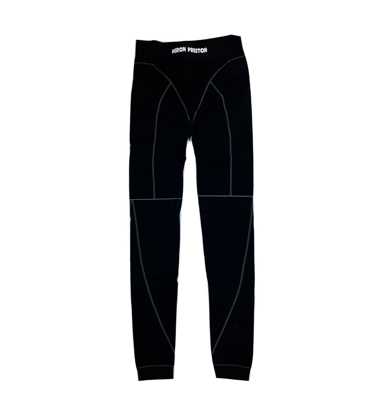 Heron Preston Active Leggings Logo Black White, photo 1