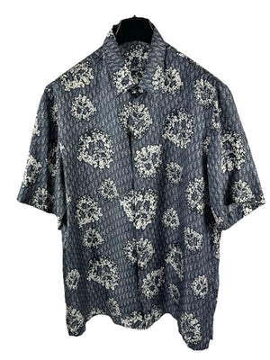 Dior x Denim Tears Oblique Print Silk Shirt، الصورة 2