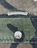 Chrome Hearts Camouflage Single Black Cross Silver Button Detailed Shorts, photo 4