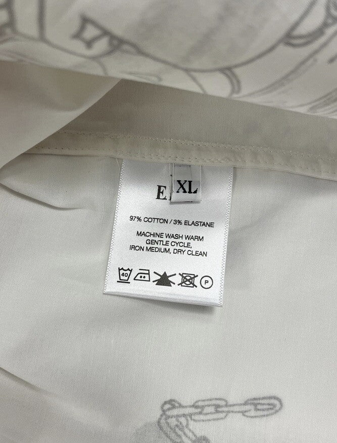 Enfants Riches Deprimes White Abstract Graphic Print Shirt, photo 9