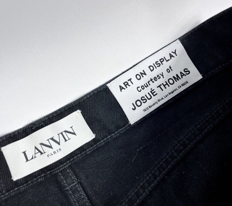 Gallery Dept x Lanvin Black Pantalon Jeans, photo 4