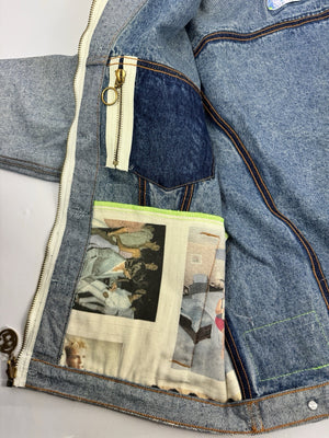 Better With Age Brogue Reconstructed Reversible Trucker Jacket، الصورة 13