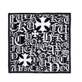 Chrome Hearts Logo Cross Print Silk Scarf 100 x 100cm, photo 1
