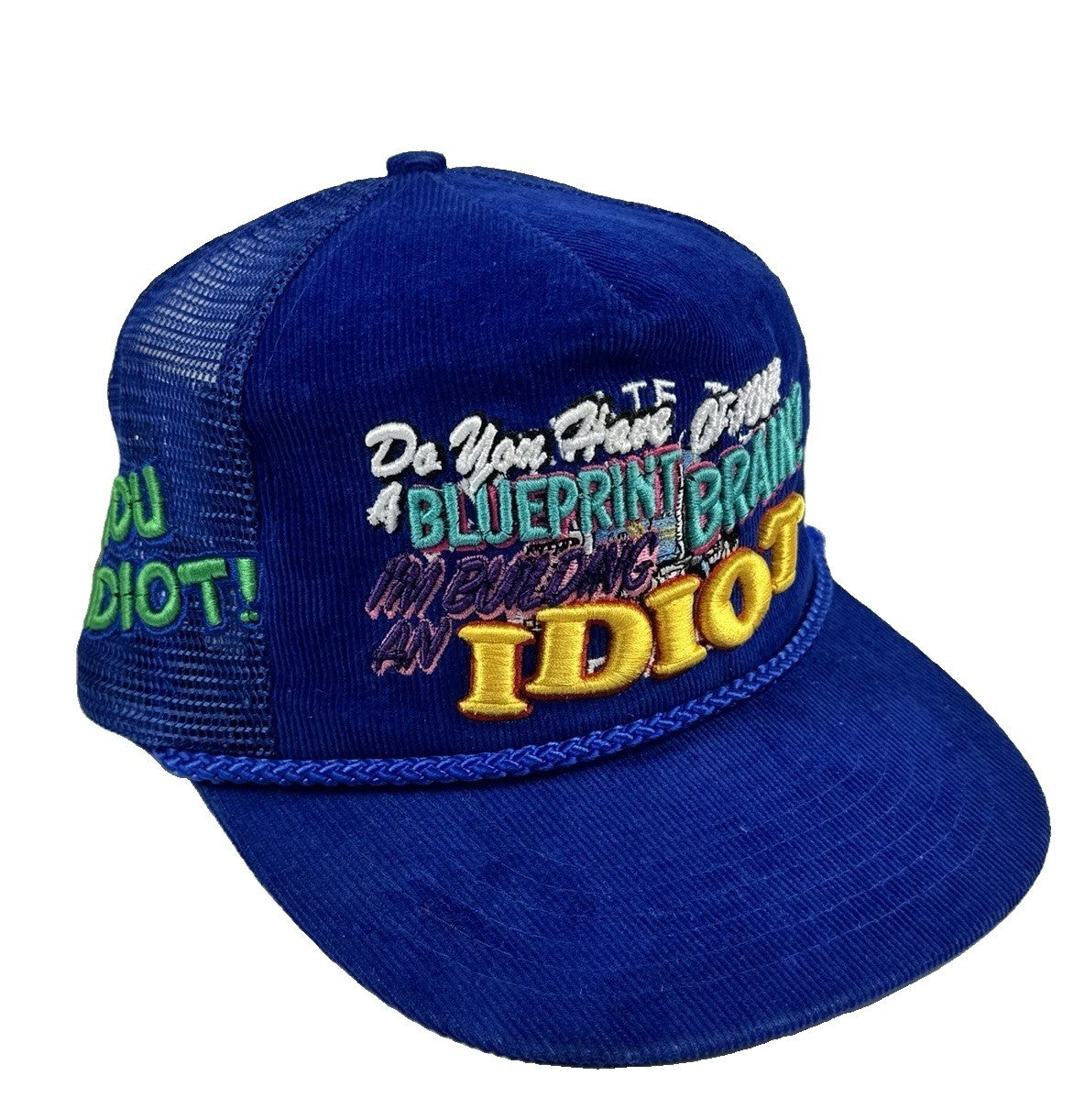 Better With Age Blueprint Brain Embroidered Trucker Cap, photo 1