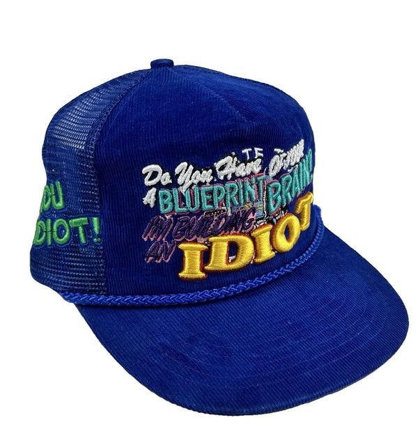 Better With Age Blueprint Brain Embroidered Trucker Cap, photo 1
