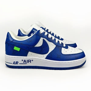Louis Vuitton x Air Force 1 Blue Trainers by Virgil, photo 1