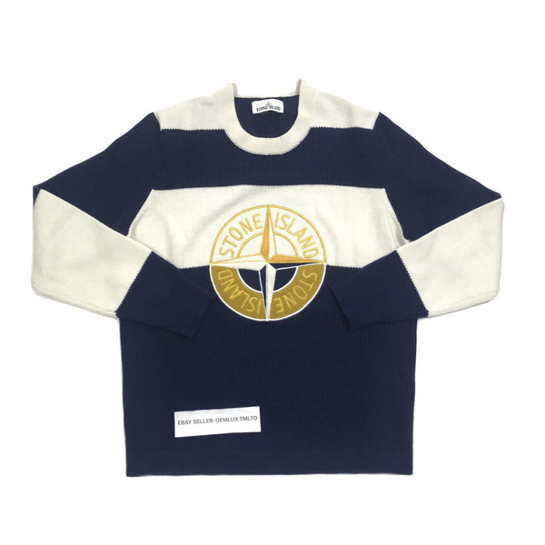 Stone Island Logo Block Knitted Jumper, photo 1