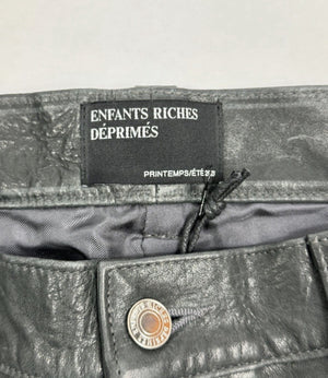 Enfants Riches Deprimes Soft Leather Slim Fit Panelled Trousers（写真10）