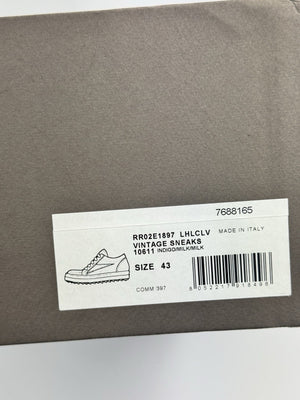Rick Owens Vintage Suede Trimmed Calf Hair Trainers, photo 13