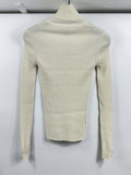 Chrome Hearts Cashmere Turtleneck with Cross Patch Sleeves، الصورة 4