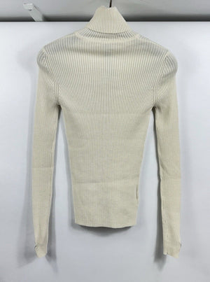 Chrome Hearts Cashmere Turtleneck with Cross Patch Sleeves، الصورة 4