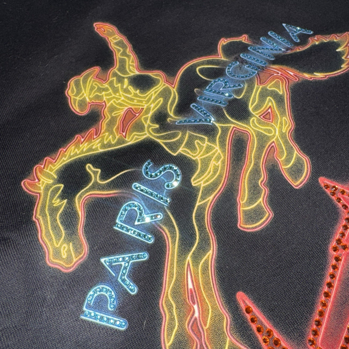 Louis Vuitton Motel Texas Strass Graphic Print T-Shirt, photo 6