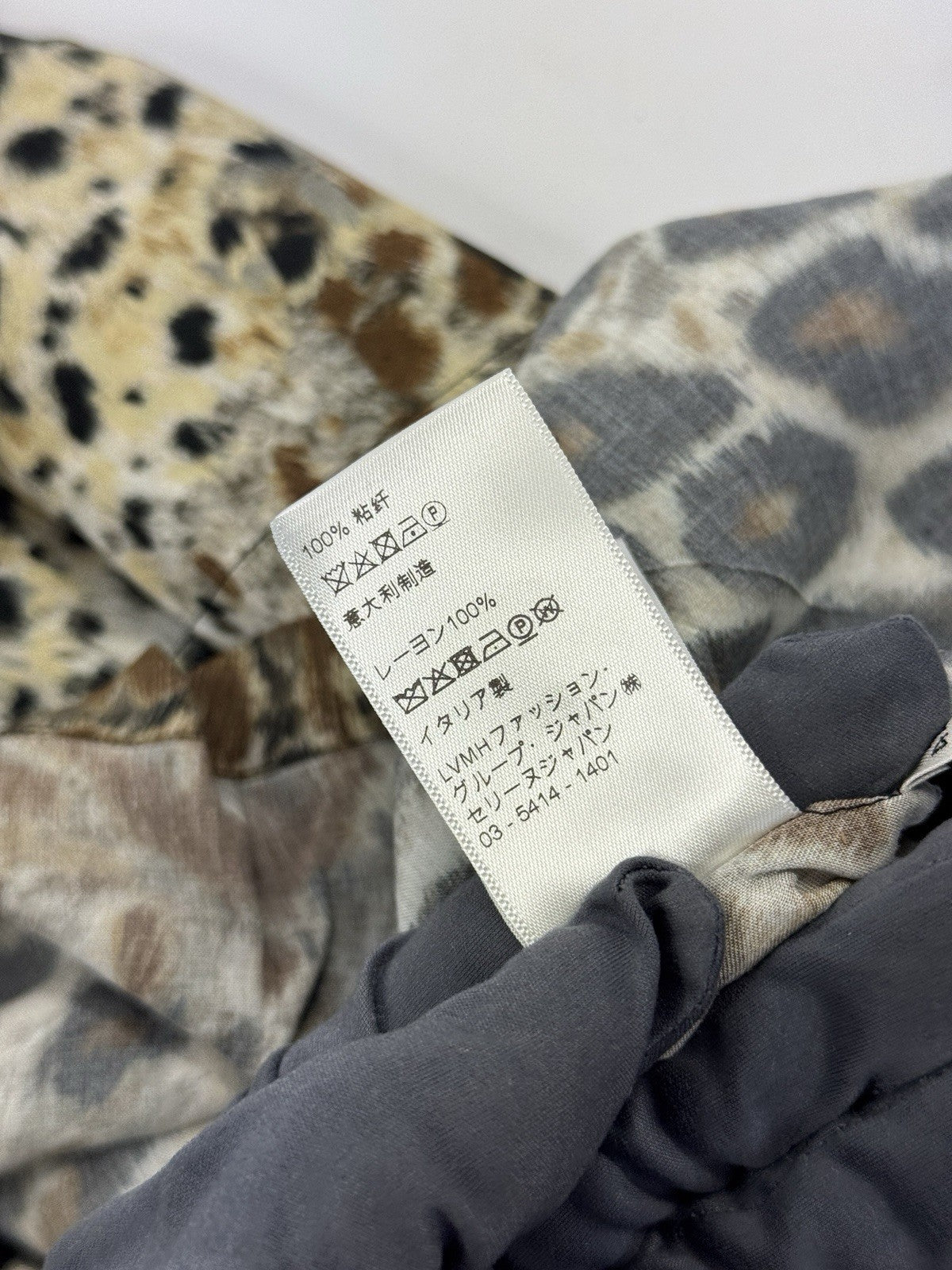 Celine Animal Print Silk Shirt, photo 8