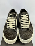 Rick Owens Vintage Suede Trimmed Calf Hair Trainers, photo 2