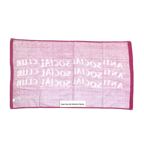 Anti Social Club Pink Hand Towel, photo 1