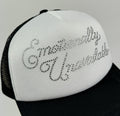 Emotionally Unavailable Crystal Trucker Cap، الصورة 2