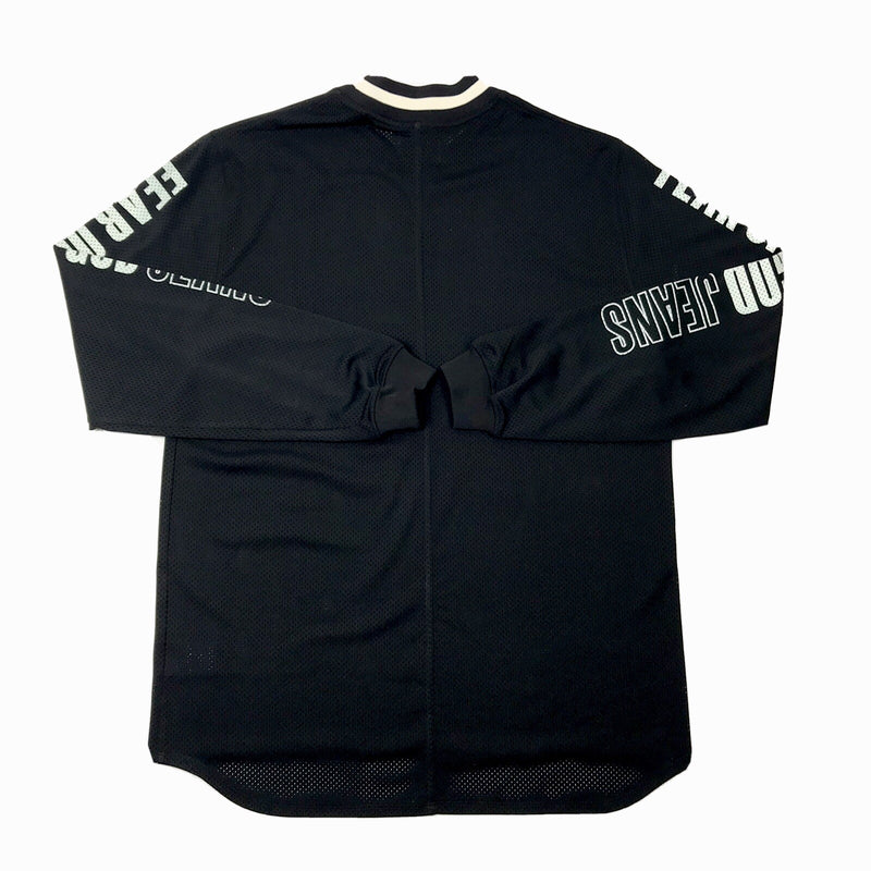 Fear of God 5th Collection 2017 Mesh Black Long Sleeve Jersey Oversized T-Shirt, photo 2