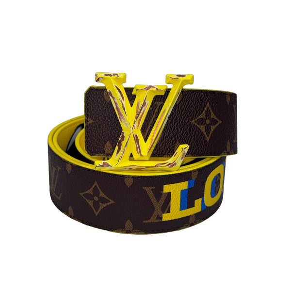 Louis Vuitton x Virgil Abloh ‘London’ Print Reversible Belt, photo 1
