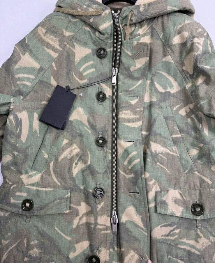 Saint Laurent Shearling Lined Camo Parka, photo 9