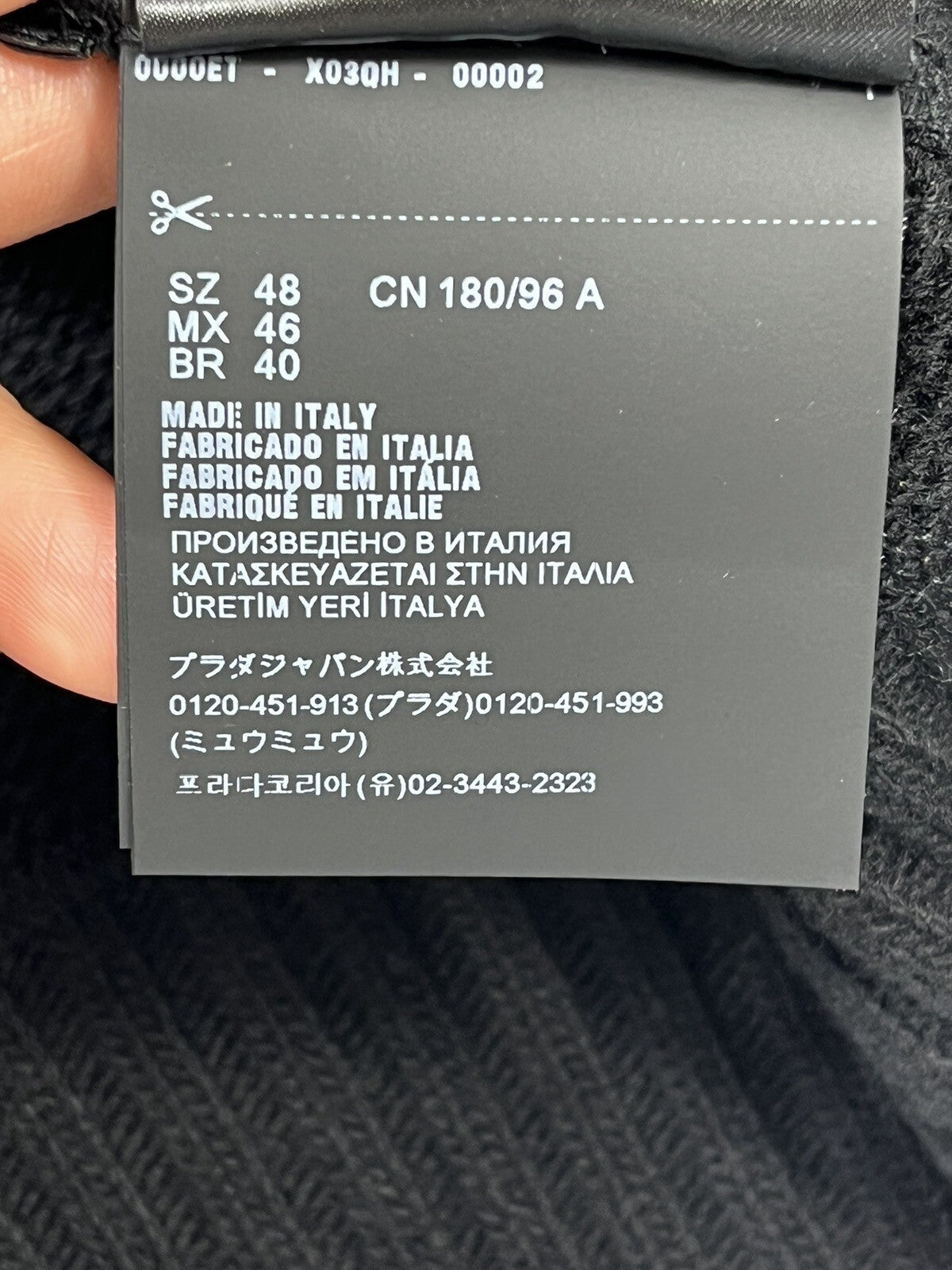 Prada Logo Crew Neck Knit Jumper, photo 10