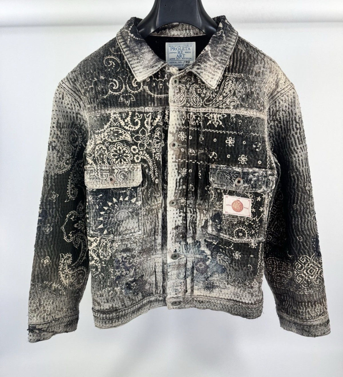 Proleta Re Art Japan #783 Bandana Denim Jacket, photo 3