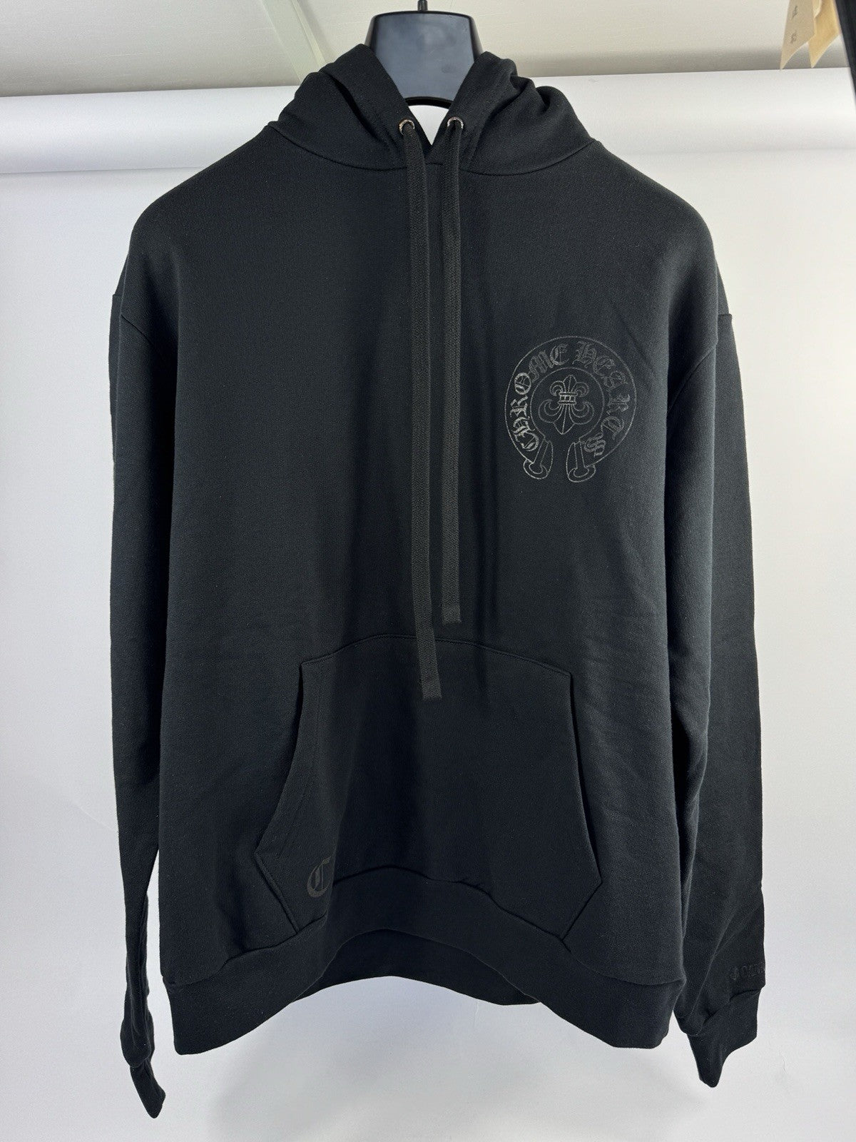 Chrome Hearts Cannes Exclusive Black Logo Print Hoodie, photo 3