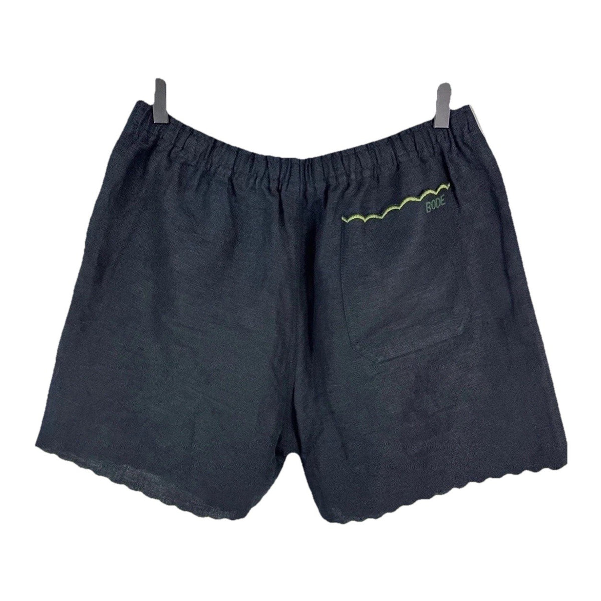 Bode Embroidered Linen Shorts, photo 2
